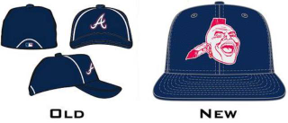 Illustration for article titled MLB Teams Are Getting New Batting Practice Hats. Some Of Them Are Neat. One Of Them Features A Screaming Indian
